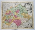 1730s GERMANY antique MAP CIRCULUS SAXONIAE INFERIORIS by JOHANN HOMANN: Title: 1730s GERMANY antique MAP CIRCULUS SAXONIAE INFERIORIS by JOHANN HOMANN Description: Johann Baptista Homann Germany, ca. 1664–1724 GERMANY CIRCULUS SAXONIAE INFERIORIS Hand-colored copper