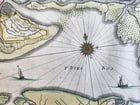 1640 ZVYDHOLLANDIA NETHERLANDS MAP by WILLEM BLAEU antique AUTHENTIC handcolored - 3