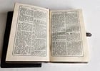 1880s HYMNAL in GERMAN antique DECORATIVE LEATHER BINDING w/ METAL EDGES - 10