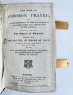 1830s COMMON PRAYER BOOK w/ PSALTER in ENGLISH antique BRASS DECORATED BINDING - 3