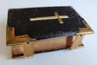 1830s COMMON PRAYER BOOK w/ PSALTER in ENGLISH antique BRASS DECORATED BINDING - 4