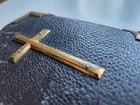 1830s COMMON PRAYER BOOK w/ PSALTER in ENGLISH antique BRASS DECORATED BINDING - 6