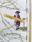 1640 UTRECHT NETHERLANDS MAP by WILLEM BLAEU antique AUTHENTIC hand colored - 2