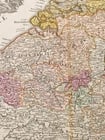 1720s LOWER GERMANY antique MAP PROVINCIAE XVII INFER. GERMANY by JOHANN HOMANN - 4