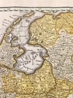 1720s LOWER GERMANY antique MAP PROVINCIAE XVII INFER. GERMANY by JOHANN HOMANN - 5