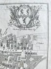 1754 MAP of LONDON antique ALDERSGATE WARD - 3