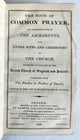 1826 BOOK of COMMON PRAYER w/ PSALTER, or PSALMS of DAVID antique in ENGLISH - 3