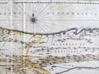 1640 ASTURIAS SPAIN MAP by WILLEM BLAEU antique AUTHENTIC hand colored - 4