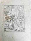 1831 DANCE of DEATH POEM 48 ETCHINGS by HOLBEIN antique Der Todtentanz Bechstein - 15