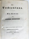 1831 DANCE of DEATH POEM 48 ETCHINGS by HOLBEIN antique Der Todtentanz Bechstein - 3