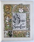 1890 FAMILY CHRONICLE w/ AMAZING BLIND-STAMPED LEATHER BINDING antique - 3