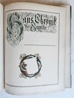 1890 FAMILY CHRONICLE w/ AMAZING BLIND-STAMPED LEATHER BINDING antique - 7