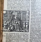 1563 BIBLE in LATIN antique ILLUSTRATED 16th century BIBLIA - 12