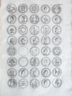1742 NUMISMATIC ILLUSTRATED FOLIO medal collection of Queen of Sweden antique - 7