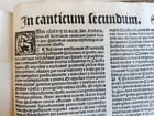 1533 POST-INCUNABULA EXPLANATION of PSALMS by Perez de Valentia antique FOLIO - 8