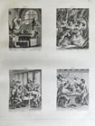 1780 The TRIUMPH of Death ENGRAVINGS by HOLBEIN antique Le triomphe de la mort - 10