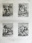 1780 The TRIUMPH of Death ENGRAVINGS by HOLBEIN antique Le triomphe de la mort - 13