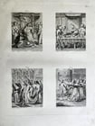 1780 The TRIUMPH of Death ENGRAVINGS by HOLBEIN antique Le triomphe de la mort - 15