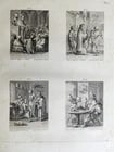 1780 The TRIUMPH of Death ENGRAVINGS by HOLBEIN antique Le triomphe de la mort - 16