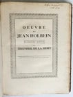 1780 The TRIUMPH of Death ENGRAVINGS by HOLBEIN antique Le triomphe de la mort - 9