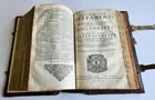 1702 BIBLE in DUTCH MASSIVE FOLIO antique ILLUSTRATED w/6 MAPS incl. WORLD'S MAP - 13