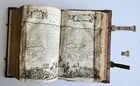 1702 BIBLE in DUTCH MASSIVE FOLIO antique ILLUSTRATED w/6 MAPS incl. WORLD'S MAP - 15