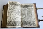 1702 BIBLE in DUTCH MASSIVE FOLIO antique ILLUSTRATED w/6 MAPS incl. WORLD'S MAP - 16