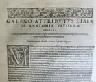 1565 RENAISSANCE EDITION OF GALEN antique FOLIO 16th century FAMOUS MEDICAL WORK - 6