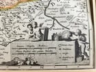 1720s MAP of GERMANY SAXONY by J.B.HOMANN antique AUTHENTIC hand colored - 3