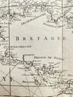 1778 MAP of FRANCE & ENGLAND antique LA MANCHE 20 3/4 by 29 1/2 inches - 4