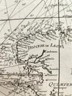 1778 MAP of FRANCE & ENGLAND antique LA MANCHE 20 3/4 by 29 1/2 inches - 5