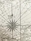 1778 MAP of FRANCE & ENGLAND antique LA MANCHE 20 3/4 by 29 1/2 inches - 7