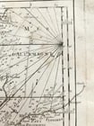 1778 MAP of FRANCE & ENGLAND antique LA MANCHE 20 3/4 by 29 1/2 inches - 8