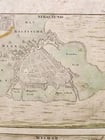 1716 4 parts MAP antique Stralsund - Wismar - Stettin - Stralsund by Homann - 3