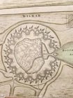 1716 4 parts MAP antique Stralsund - Wismar - Stettin - Stralsund by Homann - 4