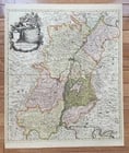 1760s ALSACE FRANCE antique MAP SUPERIORIS atque INFERIORIS ALSATIAE by T.Lotter: Title: 1760s ALSACE FRANCE antique MAP SUPERIORIS atque INFERIORIS ALSATIAE by T.Lotter Description: ALSACE SUPERIORIS atque INFERIORIS ALSATIAE Tabula Perquam Accurata et Exacta, Proximis Regionib.