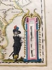 1640 MAP of GERMANY RAVENSBERG by WILLEM BLAEU antique AUTHENTIC hand colored - 3