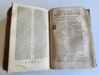 1679 BIBLE in LATIN antique vellum bound OLD & NEW TESTAMENT BIBLIA SACRA - 5