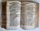 1567 COLLOQVIA by MARTIN LUTHER antique PIGSKIN BOUND FOILIO - 12