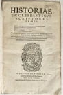 1581 HISTORIAE ECCLESIASTICAE SCRIPTORE GRAECI antique VELLUM BOUND FOLIO 16th C - 2