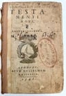 1548 BIBLE in LATIN FULLY ILLUSTRATED antique RARE pocket size NEW TESTAMENT: Title: 1548 BIBLE in LATIN FULLY ILLUSTRATED antique RARE pocket size NEW TESTAMENT Description: TESTAMENTI NOVI editio vulgata Apud Gulielmum Rovillium: Lugduni; 1548 Fully illustrated Small size: 3 