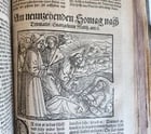 1583 ILLUSTRATED POSTILLA antique 80 WOODCUTS CRANACH SCHOOL ARTIST - 7