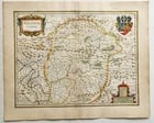 1640 MAP of GERMANY COUNTY of NASSAU by WILLEM BLAEU antique AUTHENTIC: Title: 1640 MAP of GERMANY COUNTY of NASSAU by WILLEM BLAEU antique AUTHENTIC Description: MAP NASSOVIA COMITATUS Amsterdam: Willem Blaeu; 1640. (from : Theatrum orbis terrarum, sive Atlas novus) Map 