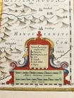 1640 MAP of GERMANY COUNTY of NASSAU by WILLEM BLAEU antique AUTHENTIC - 2