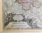 1720s MAP of GERMANY SWABIA by J.B.HOMANN antique AUTHENTIC hand colored - 3