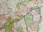 1720s MAP of GERMANY SWABIA by J.B.HOMANN antique AUTHENTIC hand colored - 4
