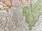 1720s MAP of GERMANY SWABIA by J.B.HOMANN antique AUTHENTIC hand colored - 5