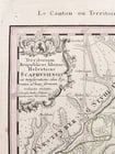 1753 SWITZERLAND antique MAP TERRITORIUM REIPUBLICAE LIBERAE HELVETICAE - 2
