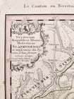 1753 SWITZERLAND antique MAP TERRITORIUM REIPUBLICAE LIBERAE HELVETICAE - 3