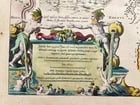 1640 MAP of GERMANY FOSSA SANCTAE MARIAE by WILLEM BLAEU antique AUTHENTIC - 2
